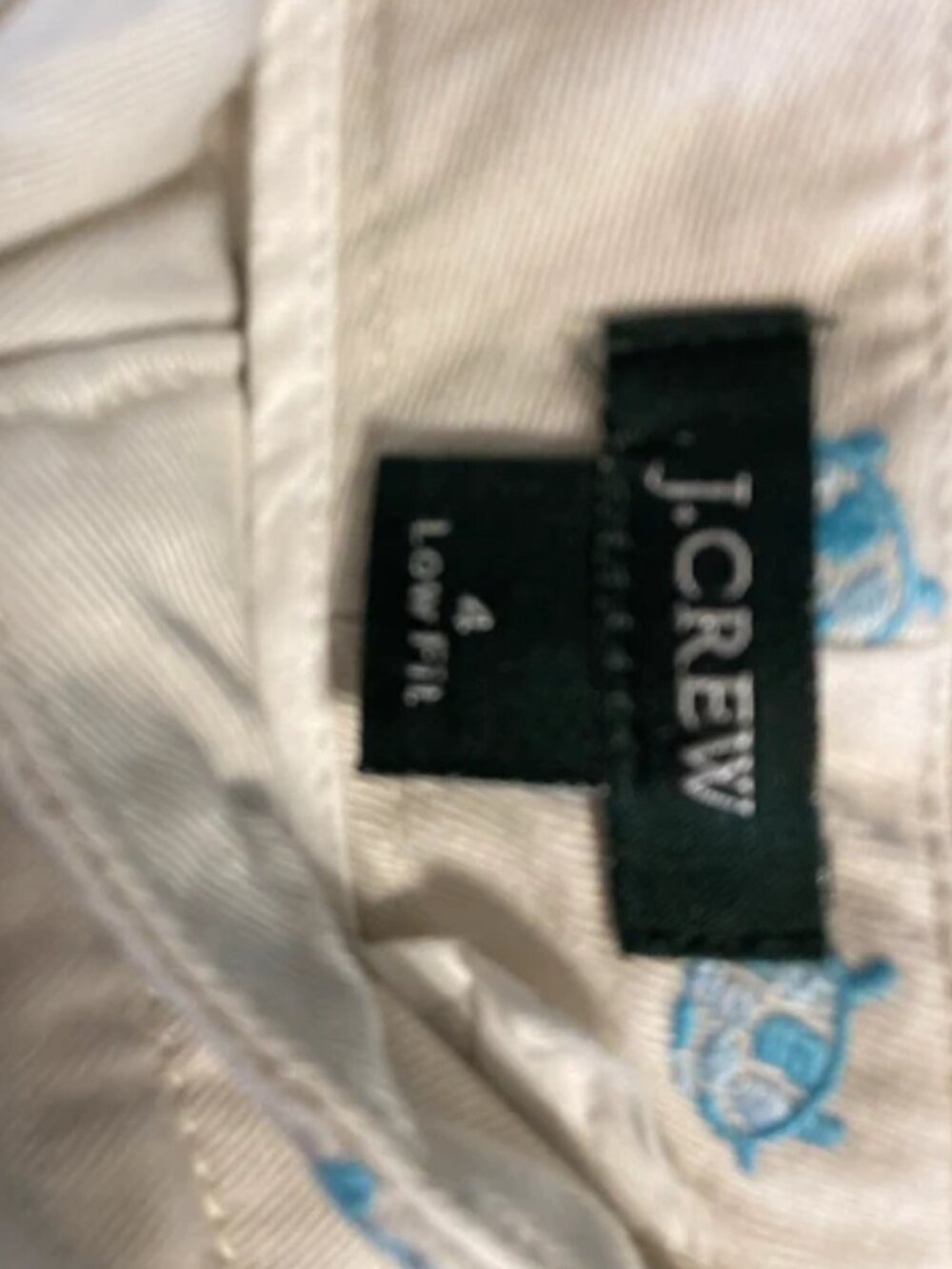 J.Crew Chino Shorts with Turtle Embroidery Preppy/Classic - Picture 5 of 5